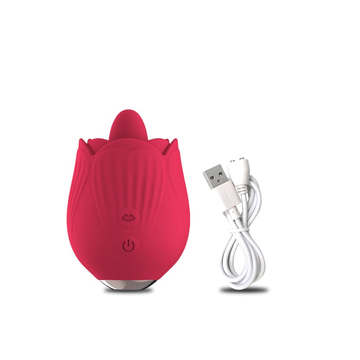 Women's Rose Clitoral Vibrator / Original Design Female Licking Stimulator / Sex Toys for Women - EVE's SECRETS